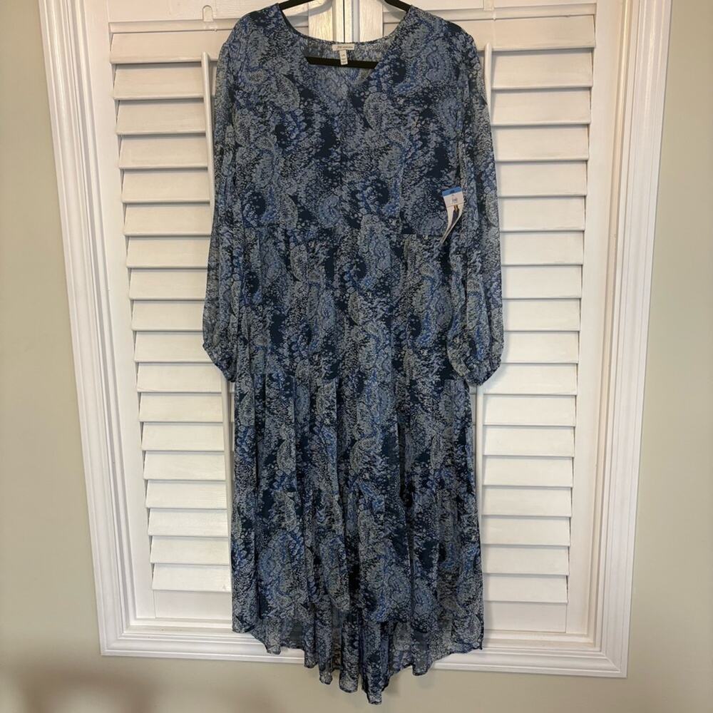 Joie Blue‎ Parisian Midi Dress Size Large
